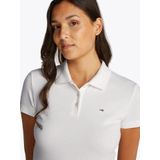 Tommy Jeans Poloshirt TJW SLIM ESSENTIAL POLO SS mit Logostickerei