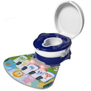 SURFOU Töpfchen mit Musik Kindertoilette Baby Kinder Toilettensitz, (mit Antirutschfüßchen), Abnehmbarer Feste Basis Musikdecke mit Licht und Geräuschen