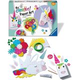 Ravensburger Kreativset Paper Art Unicorn, Made in Europe