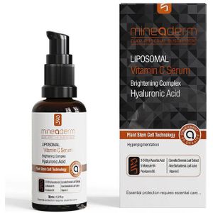 mineaderm Gesichtsserum Liposamales Vitamin C Serum, Brightening Complex mit Hyaluronsäure, 1-tlg., Mimikfalten, Hyperpigmentation