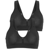 petite fleur Sport-BH (Packung, 2 Stück) ohne Bügel für Yoga