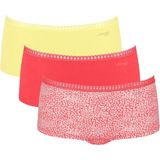 sloggi Panty GO Crush Short C3P (3er Pack) mit Spitzendetails