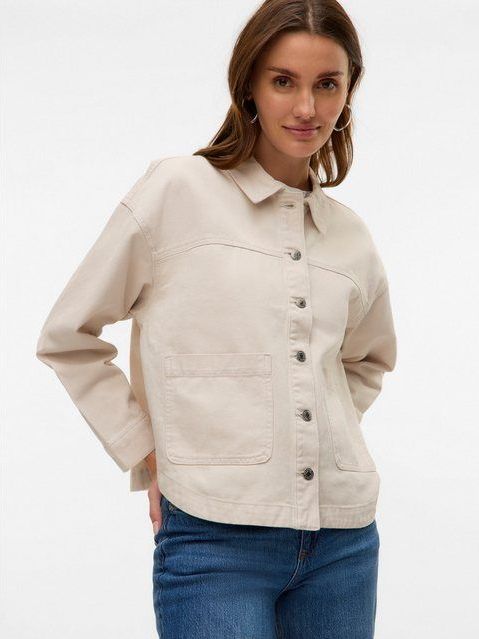 Vero Moda Jeansjacke VMJAMIE LS DENIM SHACKET MIX NOOS