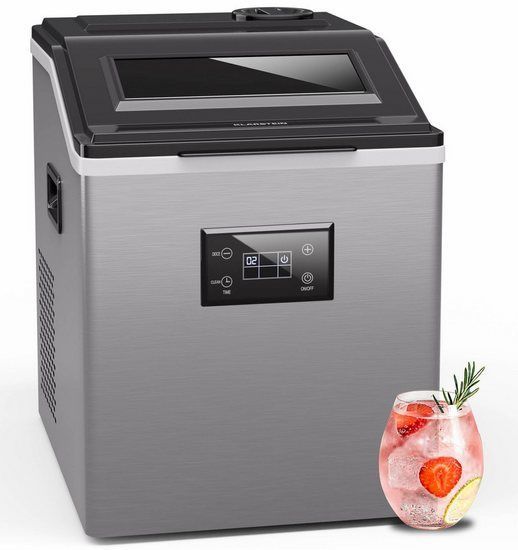 Klarstein Eiswürfelmaschine FrostMaster, Elektrischer Eiswürfelbereiter Eismachinen Wassertank 3 L