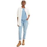 TOM TAILOR Denim 3/4-Arm-Shirt in feiner Rippoptik