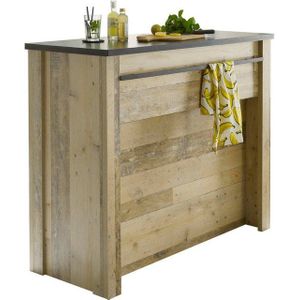 Home affaire Unterschrank Sherwood mit Handtuchhalter aus Metall, Höhe 106 cm