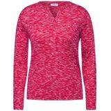 CECIL Langarmshirt mit Rippstruktur
