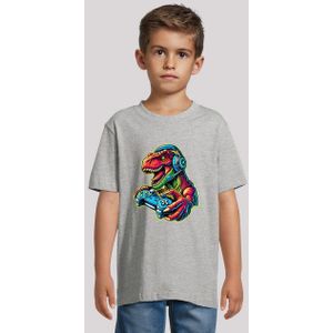 F4NT4STIC T-Shirt Dinosaurier Gamer Premium Qualität