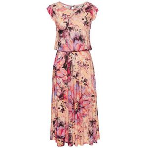 LASCANA Midikleid mit Rüschenärmeln