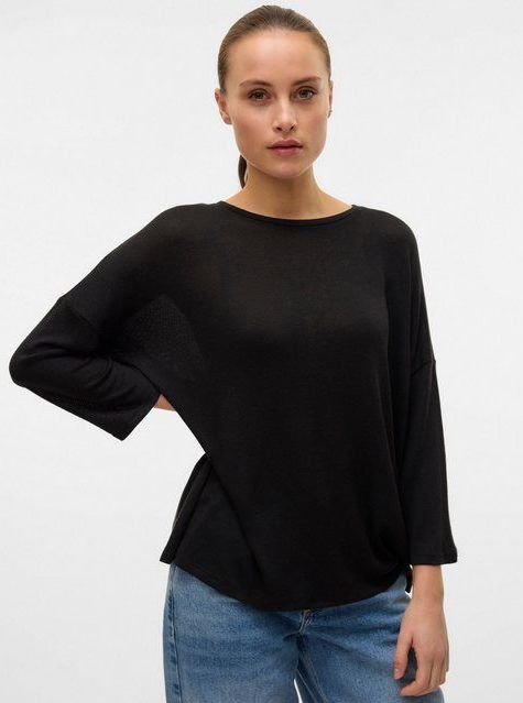 Vero Moda Rundhalspullover VMBRIANNA 3/4 PULLOVER BOO REP