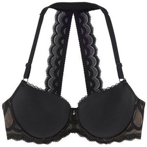 LASCANA Neckholder-BH mit dekorativem Spitzenrücken und Komfort-Nackenträger, sexy Dessous