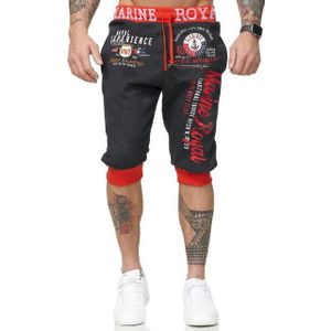 L.gonline Sweatshorts Herren Shorts, Kurze Hose, Sweatshorts, Bermuda, Marine 3646 (Shorts, Bermudas, Caprihose, 1-tlg) aus reiner Baumwolle