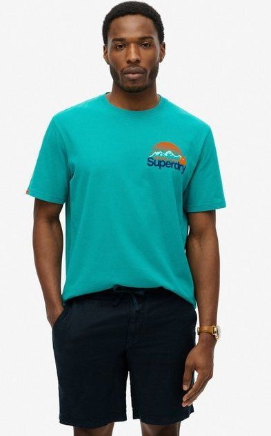 Superdry Rundhalsshirt CL GREAT OUTDOORS CHEST TEE