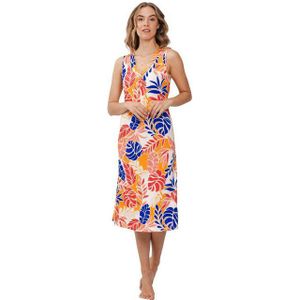 Pastunette Sommerkleid Damen Kleid ohne Arm (1-tlg) Modisches sommerliches Design