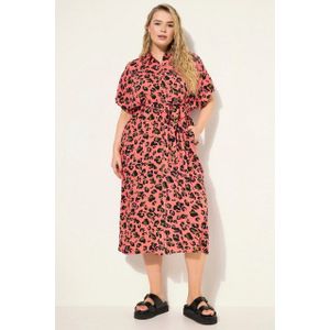 Studio Untold Hemdblusenkleid Hemdblusen-Midikleid oversized Color Leo