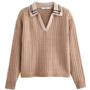 Next Polokragenpullover Polokragen-Pullover mit Zopfmuster (1-tlg)