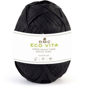 DMC DMC Eco Vita Raffia Häkelwolle, 100 m (Nachhaltiges Holzfaser-Garn für formstabile Accessoires), 50 g