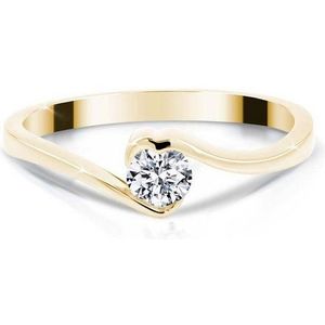 Adam & Eve Verlobungsring Verlobungsring Brillantring 585/- Gelbgold 0,15 ct.
