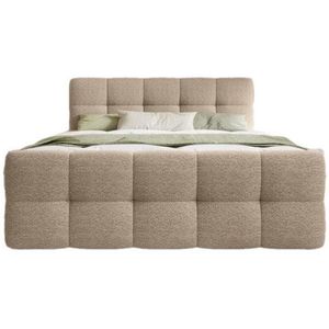 Luxusbetten24 Boxspringbett Cozy Bouclé, ohne Topper