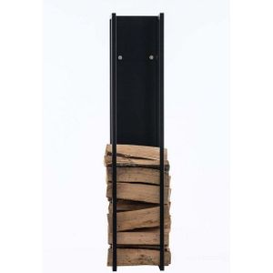 CLP Kaminholzregal Spark, BxTxH:25x25x80 cm, Edelstahl oder Metall