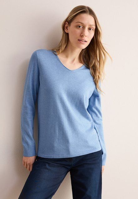CECIL Strickpullover mit V-Ausschnitt