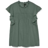 Vero Moda Blusenshirt VMTRINE SL LACE TOP WVN NOOS