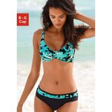 petite fleur Bügel-Bikini mit floralem Druck