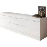 INOSIGN Lowboard Slim, TV-Bank, Breite 181 cm, weiß Hochglanz Lack