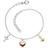 Engelsrufer Silberarmband Glaube, Liebe & Hoffnung Tricolor, ERB-FLH-01-TRICO