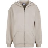 URBAN CLASSICS Sweatjacke Urban Classics Damen Ladies Oversized Zip Hoody (1-tlg)