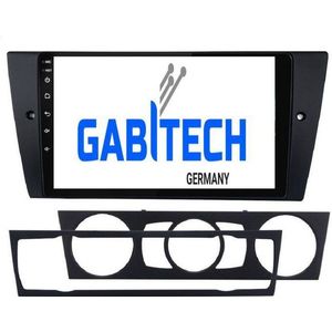 GABITECH 9'' Android 13 Autoradio GPS Navi für BMW 3er E90 E92 E93 2005-2012 Autoradio (Drahtloses Apple Carplay und Android Auto)
