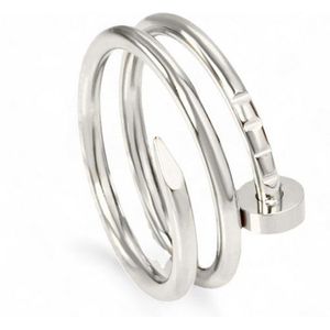 Eyecatcher Fingerring Nagel Ring Silber Gold oder Rosé Handwerker Ring, Nagel Ring, Handwerker Schmuck