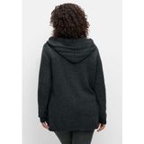 sheego by Joe Browns Cardigan Große Größen mit Kapuze und Knopfverschluss