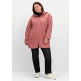 Sheego Langjacke Große Größen mit Stehkragen und überschnittenen Schultern