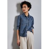STREET ONE Jeansbluse mit Druckknöpfen