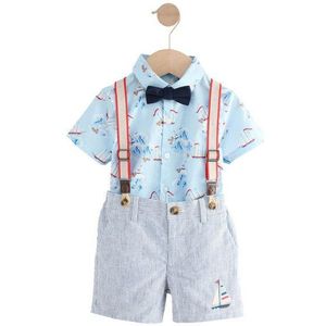 Next Shirt & Shorts Hemd, Hosenträger, Shorts und Fliege im Set (4-tlg)