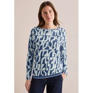 CECIL Langarmshirt mit grafischem Muster