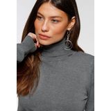 Bruno Banani Rollkragenpullover mit Metalllogo