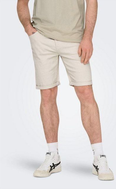 ONLY & SONS Shorts ONSPLY ECRU 9296 AZG DNM SHORTS