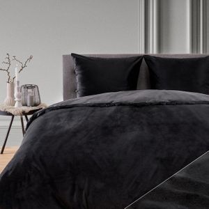 Blumtal Bettwäsche Cashmere-Touch Plüsch, warme Winterbettwäsche + Kopfkissenbezug