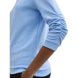 TOM TAILOR Denim Sweatshirt mit besonderer Materialoberfläche
