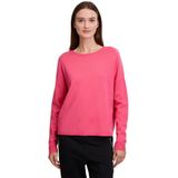 Cartoon Strickpullover Cartoon Strickpullover mit Rundhalsausschnitt (1-tlg) Color Blocking