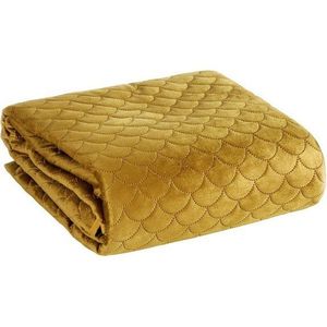 Eurofirany Bettüberwurf ARIEL, Velvet Decke Velours Tagesdecke Eleganter Überwurf Allzweckdecke