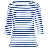 Trigema Longsleeve TRIGEMA Dreiviertelarm Shirt mit Ringelmuster (1-tlg)
