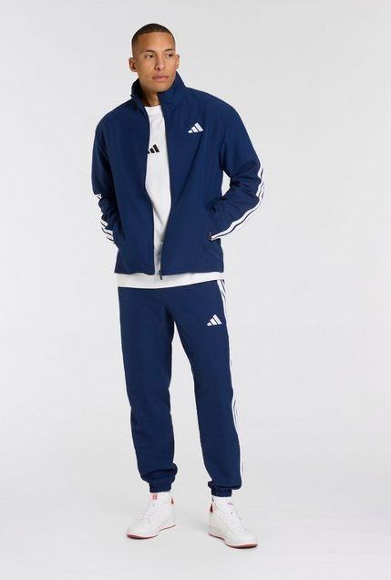 adidas Sportswear Trainingsanzug M 3S WV TT TS (2-tlg), drei Streifen Woven Tracksuit