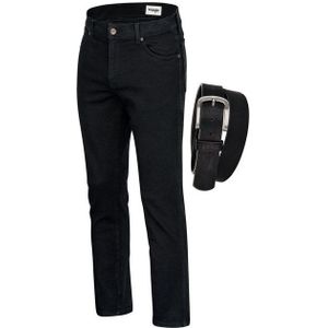 Wrangler Straight-Jeans Texas Authentic Straight Herrenstrechjeans mit Gürtel