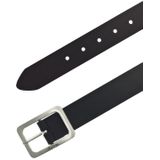 MUSTANG Ledergürtel Eckige, mattfarbene Schließe, 3,5 cm