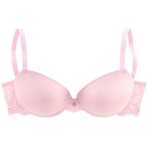 LASCANA Push-up-BH mit Bügel und Spitzenrücken, Dessous