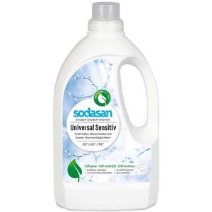 Sodasan Universal Waschmittel flüssig - Sensitive 1,5L Vollwaschmittel