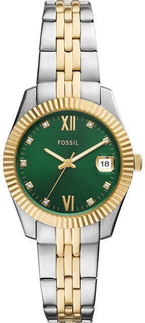 Fossil Quarzuhr Fossil Damen-Uhren Analog Quarz